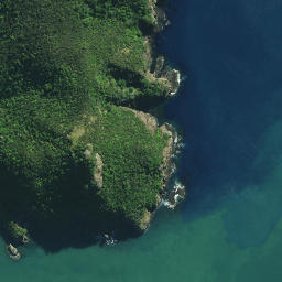 Satellite imagery of Kingfish Point, NZ