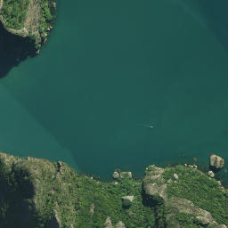 Satellite imagery of Takahi Point (The Haystack), NZ