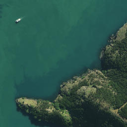 Satellite imagery of Kingfish Point, NZ