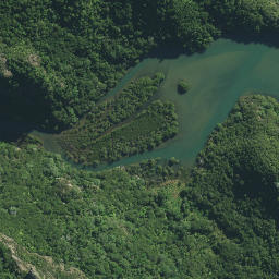 Satellite imagery of Kairara Rock (Dukes Nose), NZ