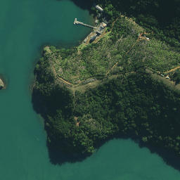 Satellite imagery of Omaiki Point, NZ