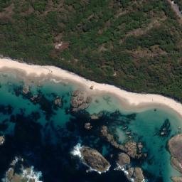Satellite imagery of Elephant Rocks, AU
