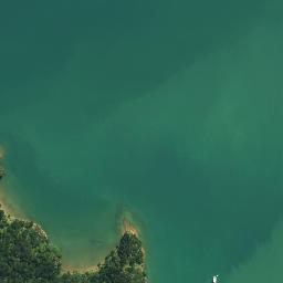 Satellite imagery of Omaiki Point, NZ
