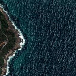 Satellite imagery of Whale Head Rock, AU