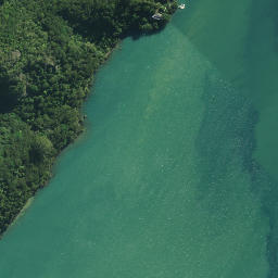 Satellite imagery of Kaheka Point, NZ