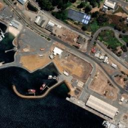 Satellite imagery of Point Wakefield (historical), AU