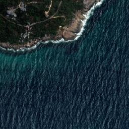 Satellite imagery of Whale Head Rock, AU