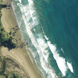 Satellite imagery of Haimama Pa, NZ