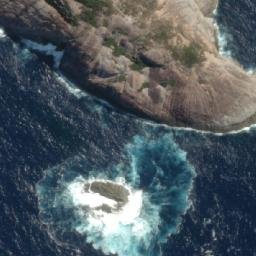 Satellite imagery of cairn, AU