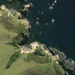 Satellite imagery of Rocky Point, NZ