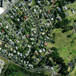 Satellite imagery of Kaitaka Pa, NZ