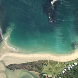 Satellite imagery of Paoeone Pa, NZ