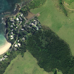 Satellite imagery of Paoeone Pa, NZ