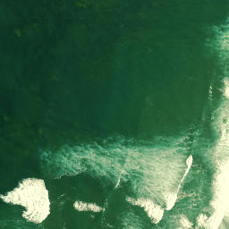 Satellite imagery of Reef Point, NZ
