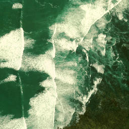 Satellite imagery of Reef Point, NZ