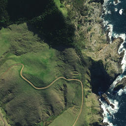 Satellite imagery of Howe Point, NZ