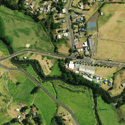 Satellite imagery of Te Hoe Pa, NZ