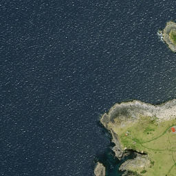 Satellite imagery of Cape Brett, NZ