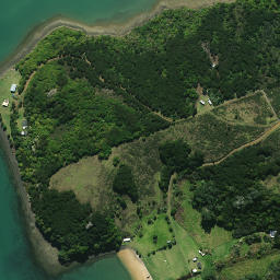 Satellite imagery of Poraenui Point, NZ
