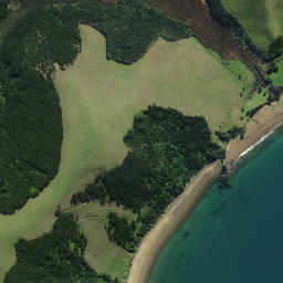 Satellite imagery of Poraenui Point, NZ