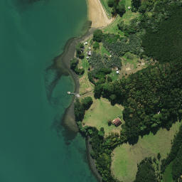 Satellite imagery of Poraenui Point, NZ