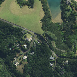 Satellite imagery of Tikorangi Pa, NZ
