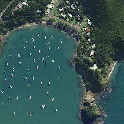 Satellite imagery of Tareha Point, NZ
