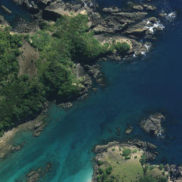 Satellite imagery of Red Cliffs, NZ
