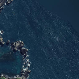 Satellite imagery of Black Rocks, NZ