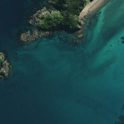 Satellite imagery of Red Cliffs, NZ