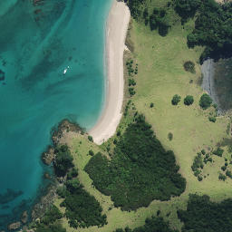 Satellite imagery of Red Cliffs, NZ