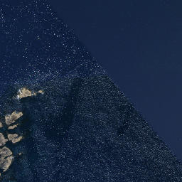 Satellite imagery of Te Hoanga Point, NZ