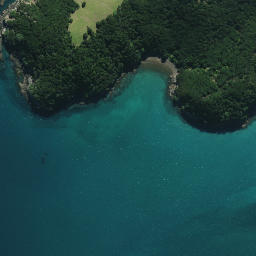 Satellite imagery of Te Akeake Point, NZ
