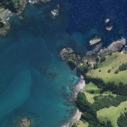 Satellite imagery of Whangapau Point, NZ