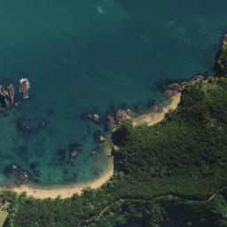 Satellite imagery of Day Point, NZ