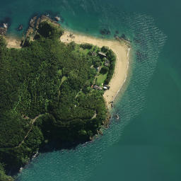 Satellite imagery of Day Point, NZ