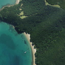 Satellite imagery of Kapurarahurahu Point, NZ
