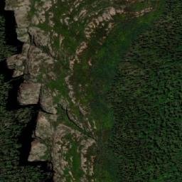 Satellite imagery of Island Mountain, AU