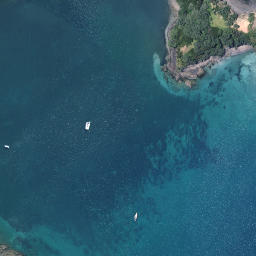 Satellite imagery of Te Hue Point, NZ