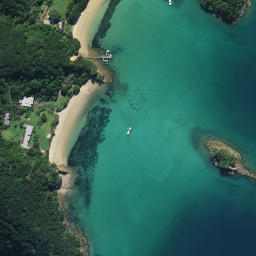 Satellite imagery of Pupuha Point, NZ