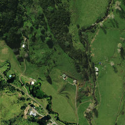 Satellite imagery of Te Kara Pa, NZ