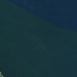 Satellite imagery of Fraser Rock, NZ