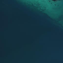 Satellite imagery of Captain Cook's Anchorage, NZ
