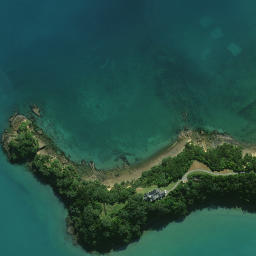 Satellite imagery of Parahi Pa, NZ