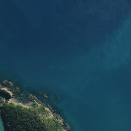 Satellite imagery of Tangitu Point, NZ