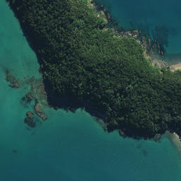 Satellite imagery of Tangitu Point, NZ