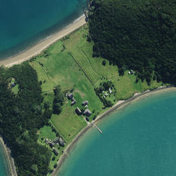 Satellite imagery of Tangitu Point, NZ