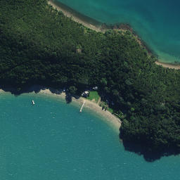Satellite imagery of Taurikura Pa, NZ
