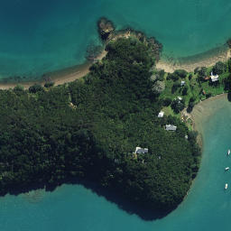 Satellite imagery of Taurikura Pa, NZ