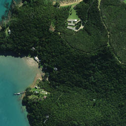 Satellite imagery of Te Hue Pa, NZ
